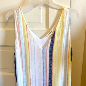 NWOT Tribal Jeans S Striped Maxi Dress / Swim Coverup